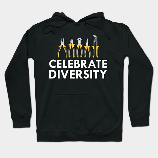 Electrician - Celebrate Diversity Hoodie by KC Happy Shop